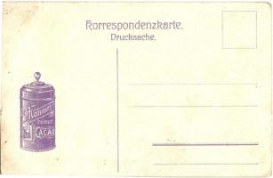 Chocolade Manner, Manner's reiner Cacao. Wien XVII/3 / Viennese chocolate advertisement, childr...