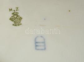 Moritz Zdekauer (MZ) mitológiai jelenetes dísztányér  matricás, jelzett, kopott, karcolásokkal, d: 2...