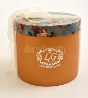 LG fine bone china olasz porcelán teáskészlet két személyre, eredeti, dekoratív díszdobozban