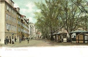 Fiume, Rijeka; Via della Fiumara / street view