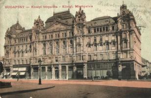 1906 Budapest V. Királyi bérpalota, belvárosi takarékpénztár rt., Mme Schagrin üzlete (EK)