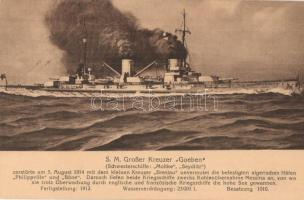 SM Grosser Kreuzer Goeben. Kaiserliche Marine / SMS Goeben Moltke-class battlecruiser of the Imperial German Navy