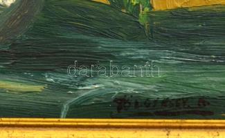 Tölgyessy jelzéssel: VIrág csendélet. Olaj, vászon, fa keretben. 19x15 cm