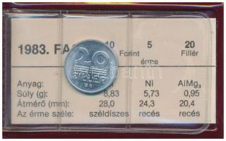 1983. 20f Al + 5Ft Ni + 10Ft Ni "FAO" sor, eredeti tokban tanúsítvánnyal T:BU 
Adamo EM69...