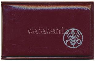 1983. 20f Al + 5Ft Ni + 10Ft Ni "FAO" sor, eredeti tokban tanúsítvánnyal T:BU 
Adamo EM69...