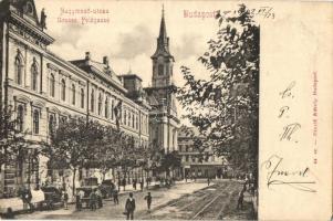 1902 Budapest VI. Nagymező utca, Szent Teréz templom. Divald Károly 44. sz. (kopott sarok / worn corner)