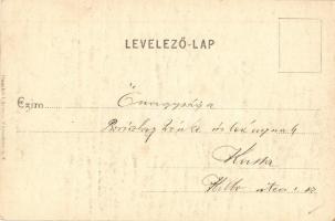 1902 Budapest VI. Nagymező utca, Szent Teréz templom. Divald Károly 44. sz. (kopott sarok / worn cor...