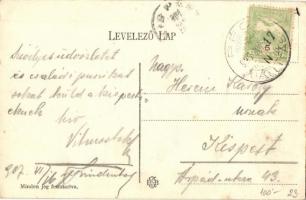 1907 Pécs, Országos kiállítás főbejárata (EK)