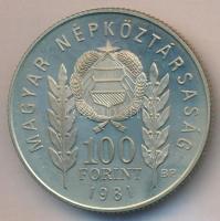 Vegyes: 1981. 100Ft Cu-Ni "Bulgária 1300 éves" magyar-bolgár közös kiadás, tokban + 1983. ...