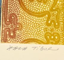 Zala Tibor (1920-2004): Badacsony 1981. Rézkarc, Jelzett, sorszámozott, művészpéldány. EA VI/XIV. 21...