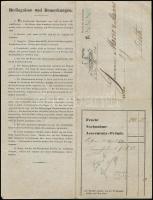 1841 DDSG fuvarlevél