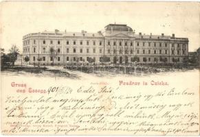 1901 Eszék, Esseg, Osijek; Igazságügyi palota / Palace of Justice (Rb)