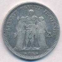 Franciaország 1873K 5Fr Ag T:2-  
France 1873K 5 Francs Ag C:VF 
Krause KM#820.2