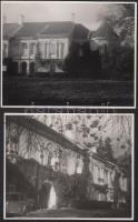 cca 1940-1950 A gyalui kastély, 2 db fotó, 11×15 cm