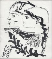 1980-1984 3 db Hincz Gyula kiállítási katalógus: 
1980 Hincz Gyula festőművész kiállítási katalógus...