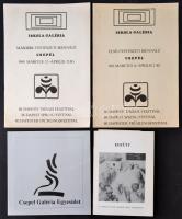 1979-2001 Csepel Művek Munkásotthona Olvasó Munkás Klub 9 db.+ Első és második festészeti biennálé. ...