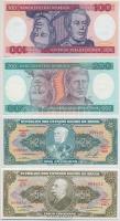 7db-os vegyes brazil bankjegy tétel T:I,I- 7pcs of various Brazilian banknotes C:UNC,AU