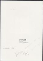 1975 Jankovszky György(1946-): Tanulmány VIII/2, feliratozva, aláírt, pecséttel jelzett, kartonra ka...
