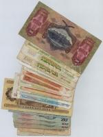 30db-os vegyes magyar és külföldi bankjegy tétel T:III,III-