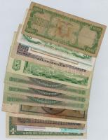 15db-os vegyes magyar és külföldi bankjegy tétel T:III,III-