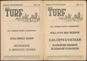 1965 A Pesti Turf újság 7 db lapszáma
