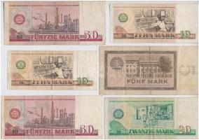 NDK 1964-1975. 5M-100M (8x) T:III
GDR 1964-1975. 5 Mark - 100 Mark (8x) C:F