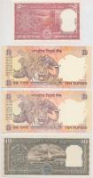 4db-os vegyes indiai bankjegy tétel T:I,I- tűly.
4pcs of various banknotes from India C:UNC,AU need...