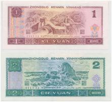 Kína 1990. 2Y + 1996. 1Y T:I
China 1990. 2 Yüan + 1996. 1 Yüan C:UNC
Krause 884.c, 885.b