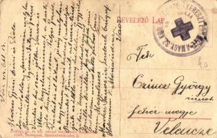 1914 Vác, Mária udvar. Erdélyi cs. és kir. udvari fényképész műintézetéből + Magy. Sz. Kor. Orsz. Vö...