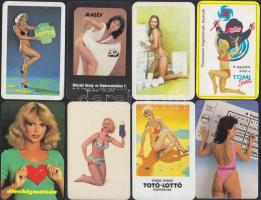 1967-1987 Csajos kártyanaptárak, 14 db