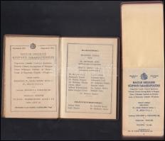 1928, 1942 Magyar Országos Központi Takarékpénztár zsebnaptárak, használatlan, 2 db