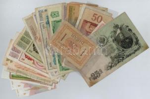 28db-os vegyes külföldi bankjegy tétel T:III-IV
28pcs of various banknotes C:F-G