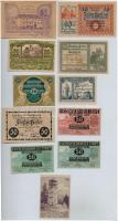Ausztria 1920. 11db-os vegyes szükségpénz tétel T:I-,II Austria 1920. 11pcs of necessity notes C:AU,XF