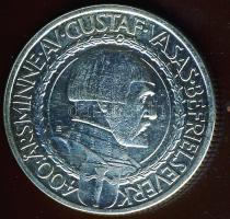 Svédország 1921. 2K Ag "400 éves politikai szabadság" T:2