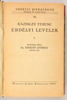 Kazinczy Ferenc: Erdélyi levelek. 1. köt. Kolozsvár, 1944, Minerva (Erdélyi ritkaságok). Kopott geri...