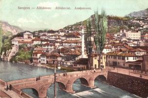 31 db RÉGI bosnyák és montenegrói városképes lap, sok Mostar és Sarajevo / 31 pre-1945 Bosnian and M...