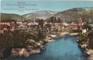 31 db RÉGI bosnyák és montenegrói városképes lap, sok Mostar és Sarajevo / 31 pre-1945 Bosnian and M...
