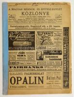 1914 Magyar mérnök és építész egylet közlönye. Egy száma. Ragasztott.