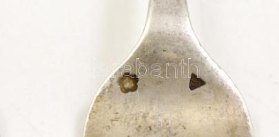 4 db fémjelzett és mesterjelzett ezüst előételes villa / Silver forks 169g