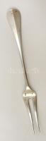 Fémjelzett és mesterjelzett ezüst húsvilla  / Silver meat fork  106 g