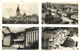 Szabadka, Subotica; Városháza, utcarészlet, Magyar Erő és Művelődés Háza / town hall, street, cultural house