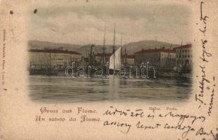 1899 Fiume, Kikötő / Hafen / Porto / port