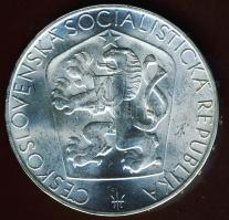 Csehszlovákia 1965. 25K Ag "Felszabadulás 20. évfordulója" T:2
