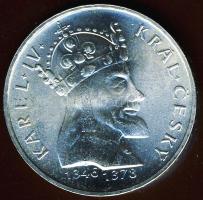 Csehszlovákia 1978. 100K Ag "VI.Károly halálának 600. évfordulója" T:2+
