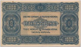 1923. 1000K "Magyar Pénzjegynyomda R.t. Budapest" nyomdahely jelöléssel T:III