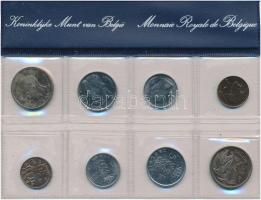 Belgium 1980. 50c-10Fr (8xklf) forgalmi szett fóliatokban T:1,1- oxidáció Belgium 1980. 50 Centimes - 10 Francs (8xdiff) coin set in foil packing C:UNC,AU oxidation