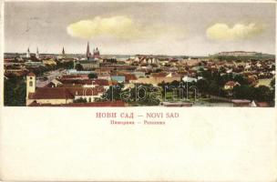 Újvidék, Neusatz, Novi Sad; Látkép / general view, "Újvidék Visszatért" So. Stpl.