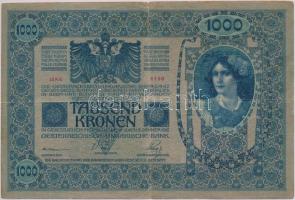 1902. 1000K román felülbélyegzéssel T:III,III-