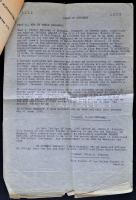 1948 Herczeg Ferenc (1863-1954) ügyvédi meghatalmazás másolata és angol nyelvű fordítás másolata a J...