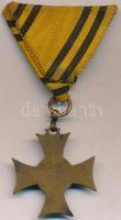 1913. "Mozgósítási Kereszt / 1912-1913-as Emlékkereszt" aranyozott Br kitüntetés mellszala...